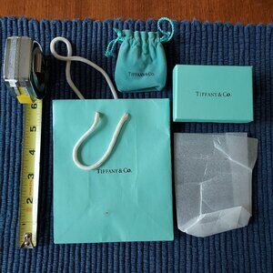 Signature Blue Tiffany & Co Small Gift Bag, Small Gift Box, and Small Gift Pouch